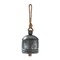 Classic Artisan Made Large Silver Bell - Decorative Holiday Decor for Christmas, Gray Iron, 8.5" H x 5.75" L x 5.75" W